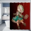 Made in Abyss Shower Curtains for Bathroom Sets Full Set European Curtain Folding Partition Accessories Bath 9 - Anime Shower Curtains
