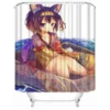 Musife Custom High Quality NO GAME NO LIFE Shower Curtain Waterproof Bathroom Polyester Fabric Bathroom Curtain 16 - Anime Shower Curtains