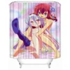 Musife Custom High Quality NO GAME NO LIFE Shower Curtain Waterproof Bathroom Polyester Fabric Bathroom Curtain 4 - Anime Shower Curtains