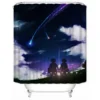Musife Custom Your Name Shower Curtain Waterproof Polyester Fabric Bathroom With Hooks DIY Home Decor 10 - Anime Shower Curtains