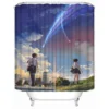 Musife Custom Your Name Shower Curtain Waterproof Polyester Fabric Bathroom With Hooks DIY Home Decor 12 - Anime Shower Curtains
