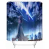 Musife Custom Your Name Shower Curtain Waterproof Polyester Fabric Bathroom With Hooks DIY Home Decor 13 - Anime Shower Curtains