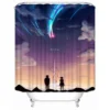Musife Custom Your Name Shower Curtain Waterproof Polyester Fabric Bathroom With Hooks DIY Home Decor 8 - Anime Shower Curtains