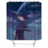 Musife Custom Your Name Shower Curtain Waterproof Polyester Fabric Bathroom With Hooks DIY Home Decor 9 - Anime Shower Curtains
