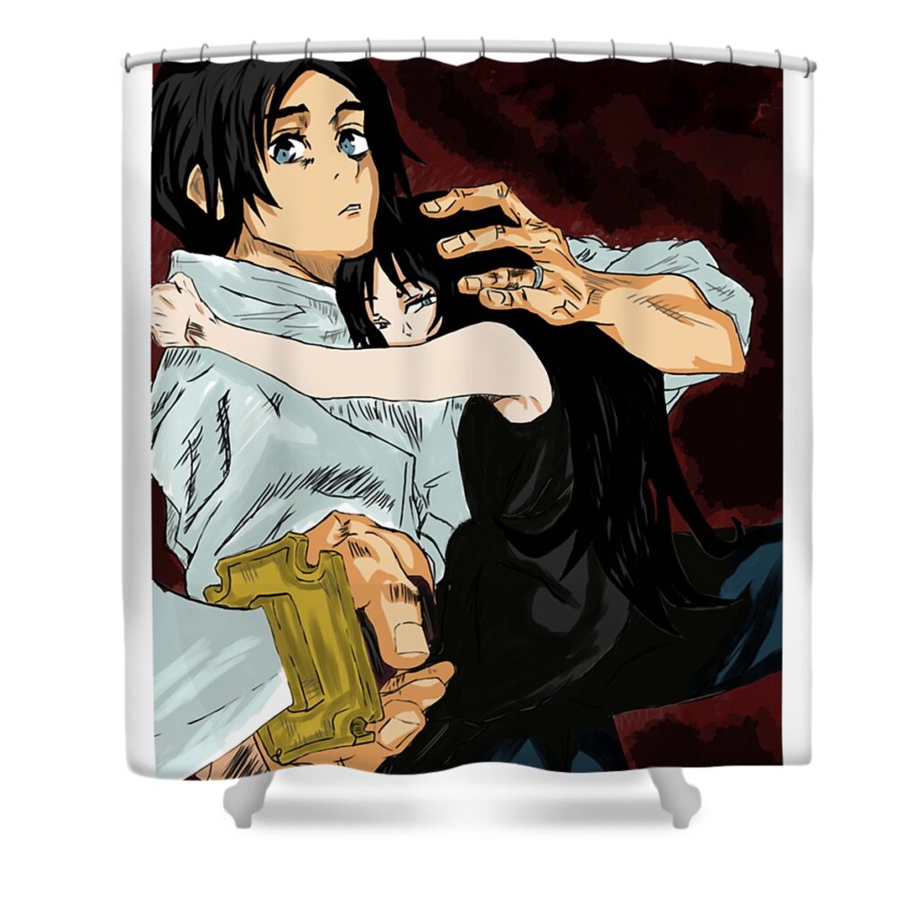 adaptive energy cursed old friend okkotsu yuuta 6 cute gift zery bart transparent - Anime Shower Curtains