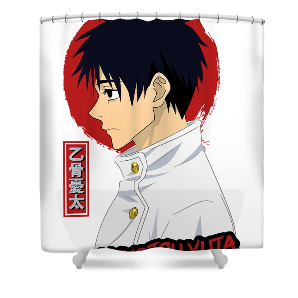 adaptive energy cursed old friend yuta okkotsu jjk cool gift for fan zery bart transparent - Anime Shower Curtains