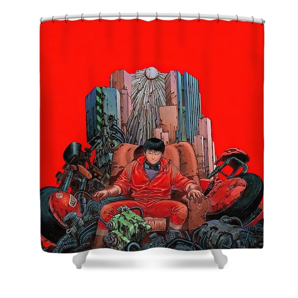 akira anime reynolds wilkinson - Anime Shower Curtains