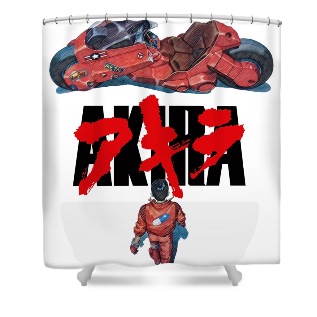 akira girl handsley nguyen transparent - Anime Shower Curtains