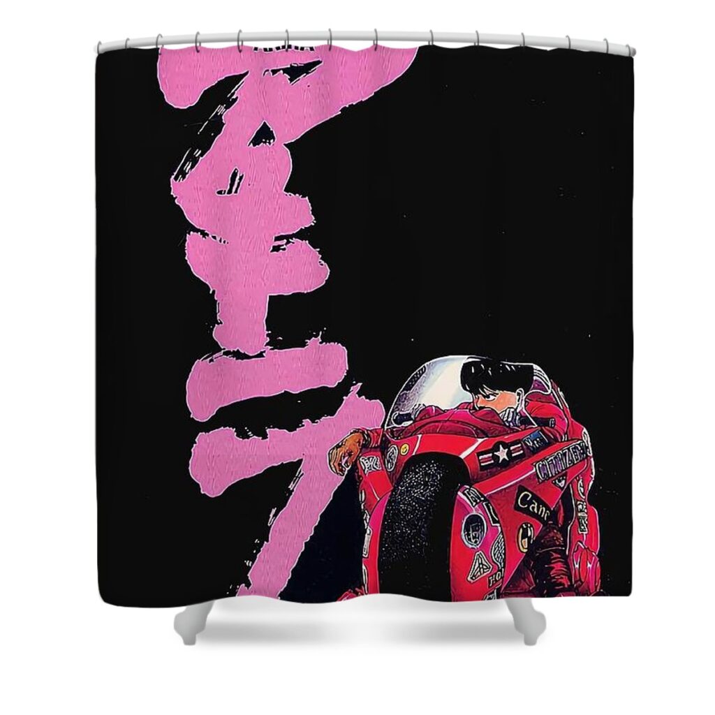 akira motorbike sophia parker - Anime Shower Curtains
