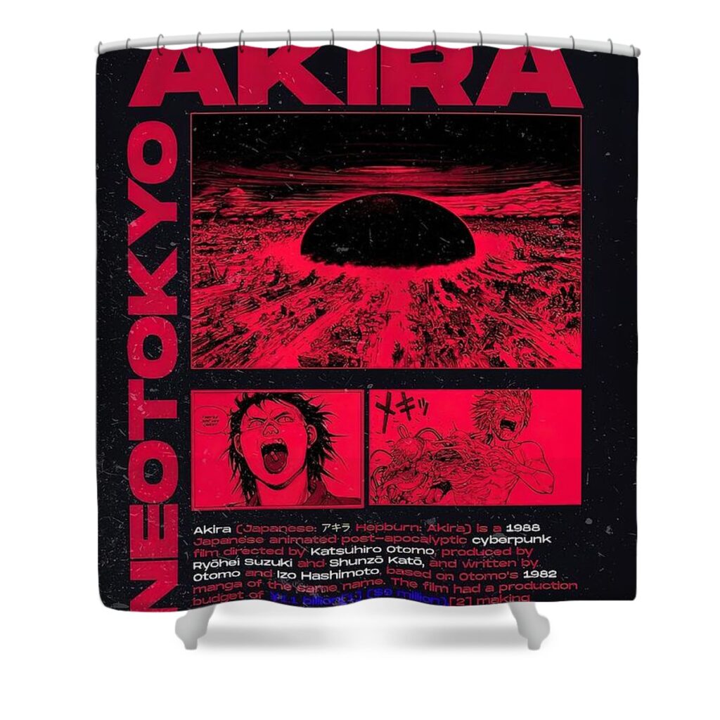 akira neotokyo sophia parker - Anime Shower Curtains
