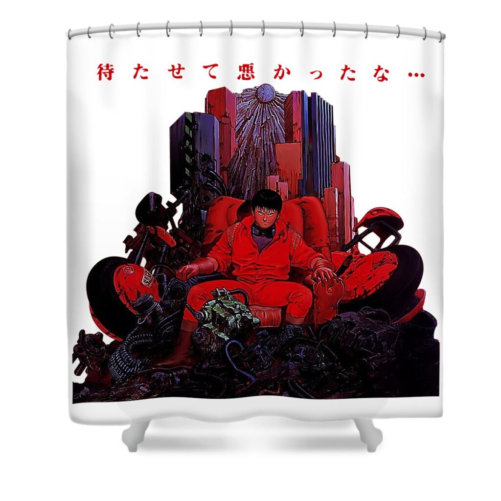 akira on the throne spurs elok transparent - Anime Shower Curtains