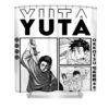 alluring cursed alternate character yuta okkotsu cute gifts zery bart transparent - Anime Shower Curtains