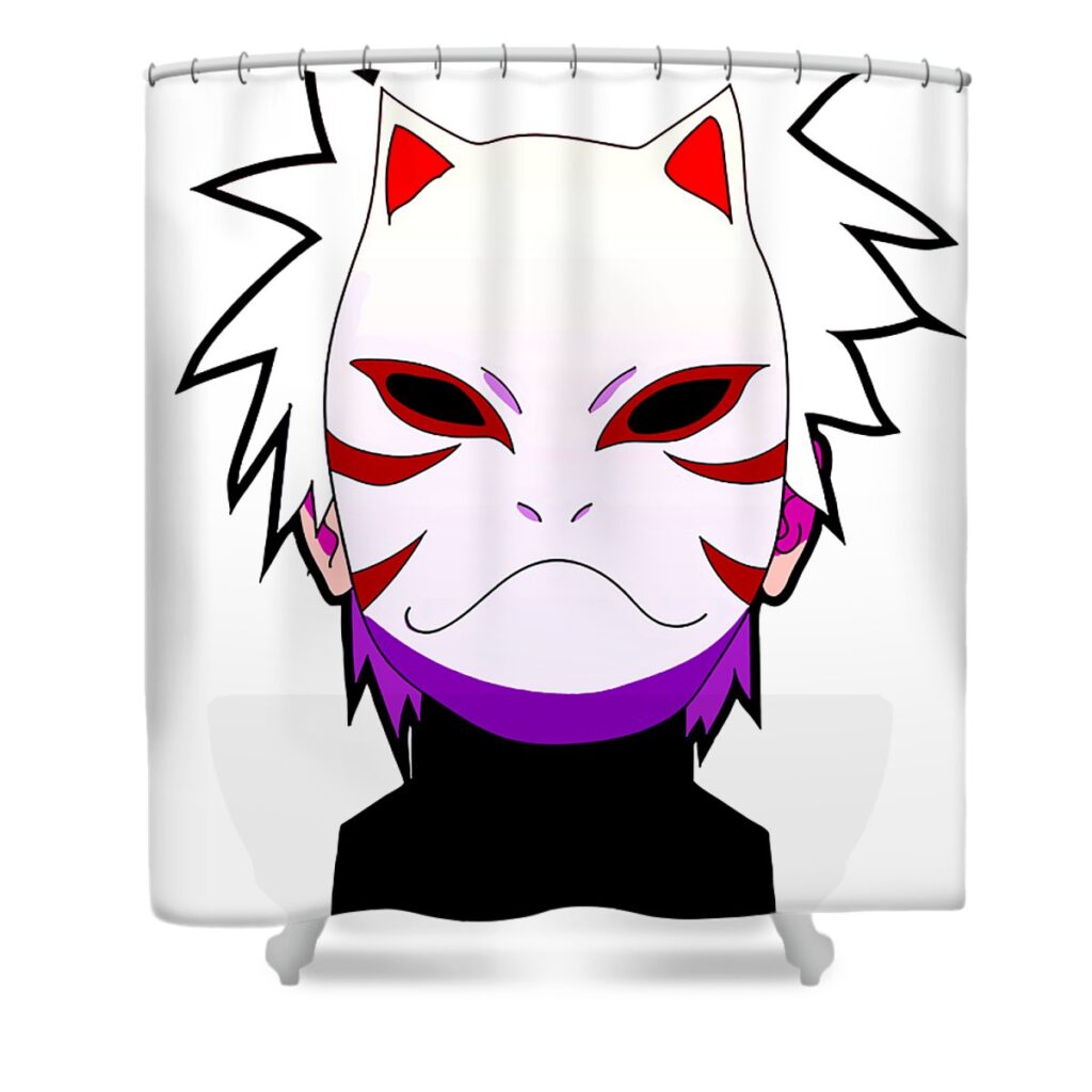 anbu hilo sius transparent - Anime Shower Curtains