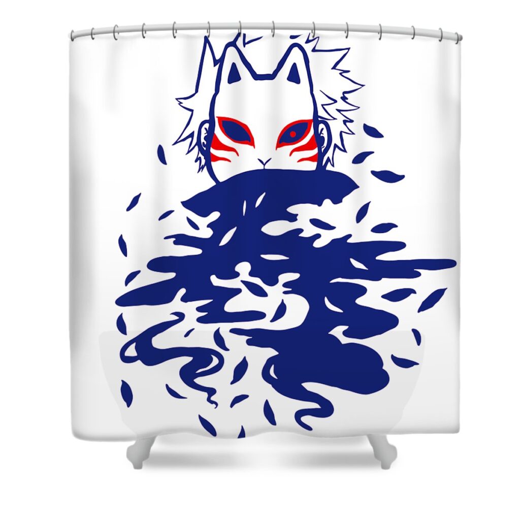 anbu thoma atorre transparent - Anime Shower Curtains