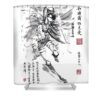 aot logo brittany satterfield transparent - Anime Shower Curtains