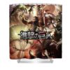 aot new session alda rippin - Anime Shower Curtains
