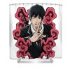 army chainsaw man aki anime video game transparent - Anime Shower Curtains