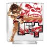 baki cool nora ameliani transparent - Anime Shower Curtains