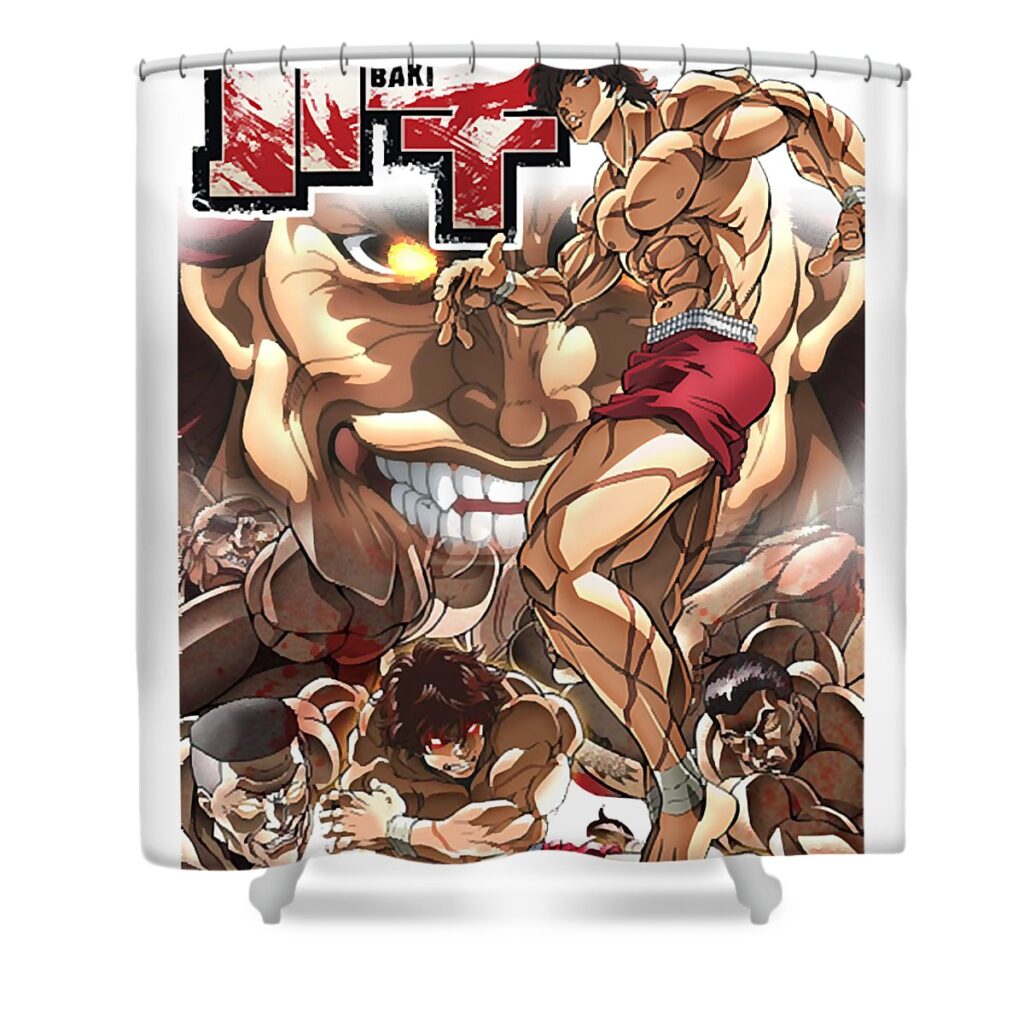 baki gerda dibbert transparent - Anime Shower Curtains