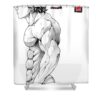 baki hanma tany ev transparent - Anime Shower Curtains