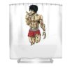 baki hanma the grappler for otaku gym and for price kevin transparent - Anime Shower Curtains