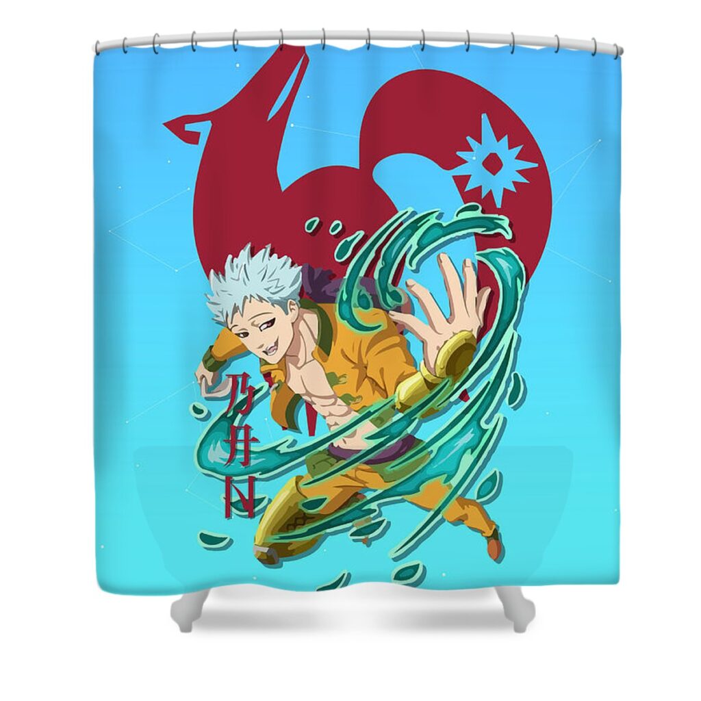 ban the fox sin nanatsu no taizai kitaru normin - Anime Shower Curtains