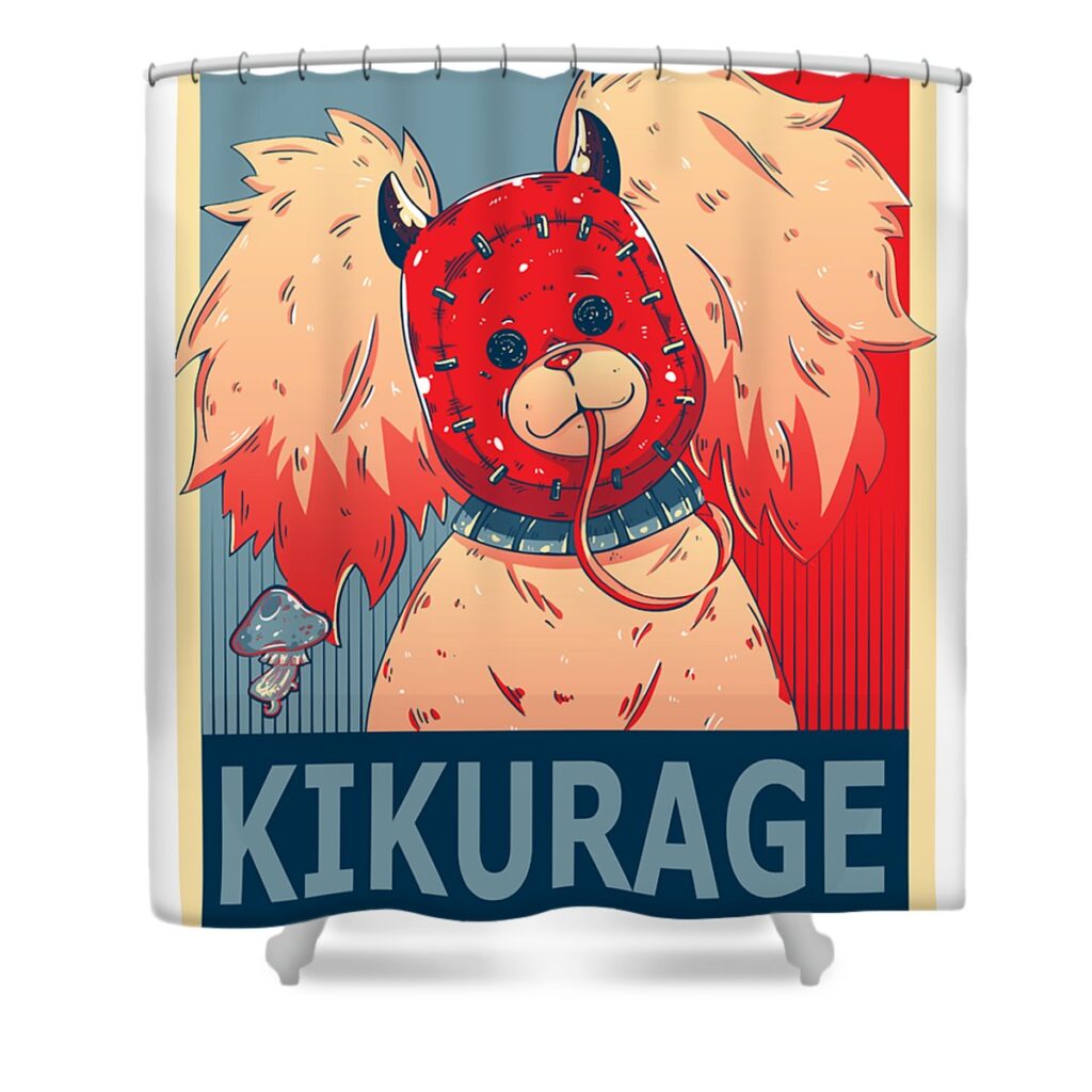 beautiful model kikurage poster lotus leafal transparent - Anime Shower Curtains