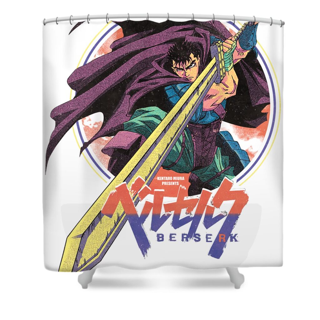 berserk blue handsley nguyen transparent - Anime Shower Curtains
