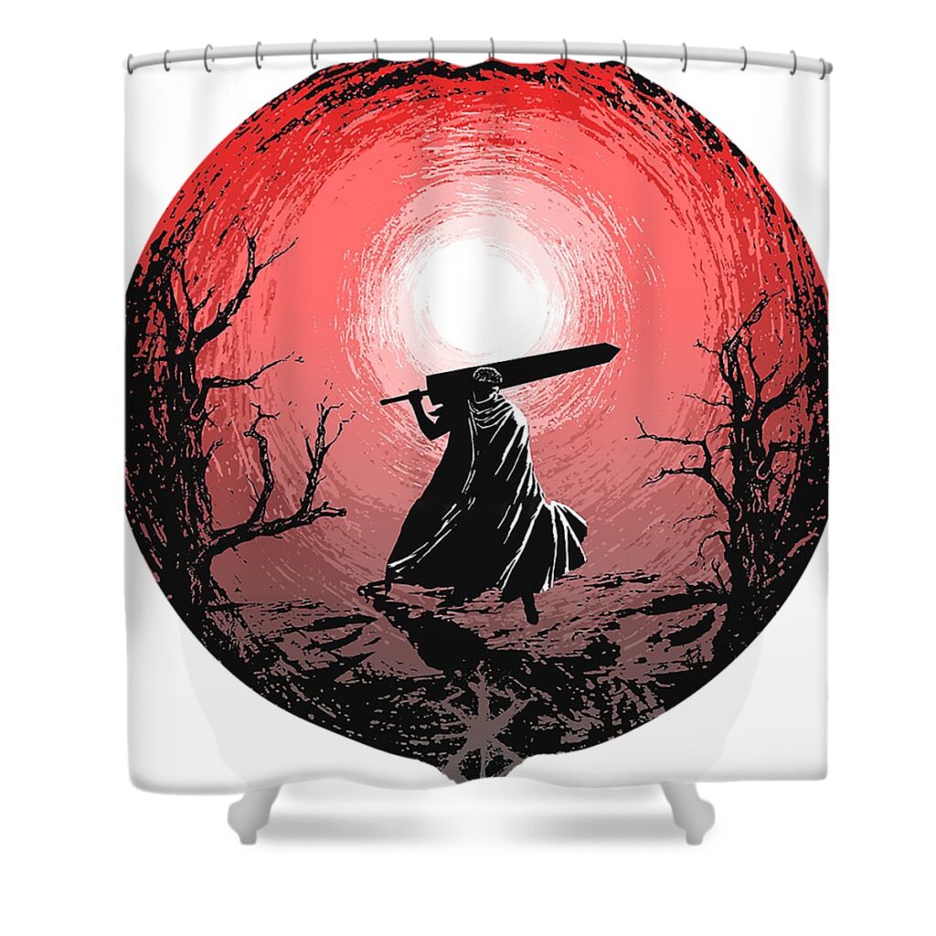 berserk eclipse donny shart transparent - Anime Shower Curtains
