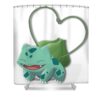 bulbasaur 11 juliart jcmm transparent - Anime Shower Curtains