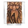 chainsaw art old man winter png only a fine day transparent - Anime Shower Curtains
