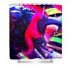 chainsaw man green price clarke - Anime Shower Curtains