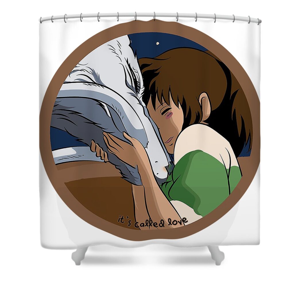 chihiro lina flameheart transparent - Anime Shower Curtains
