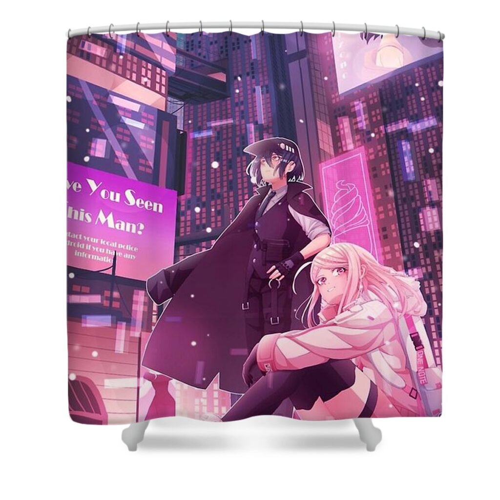 city saimatsu julia estele - Anime Shower Curtains