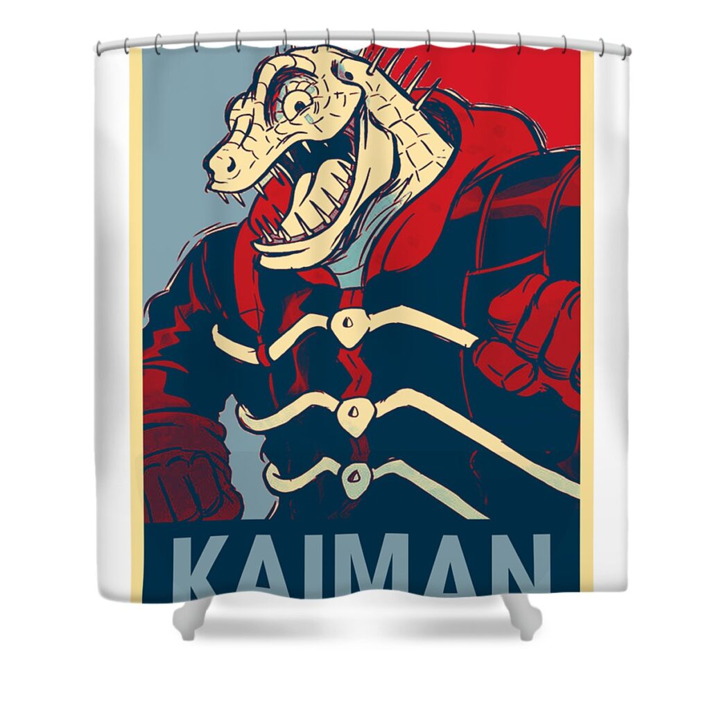 classic photo kaiman art dorohedoro anime manga for fans lotus leafal transparent - Anime Shower Curtains