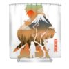 classic photo thorfinn vinland saga anime gifts for fans lotus leafal transparent - Anime Shower Curtains
