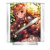 classic raphtalia the rising of the shield hero anime japanese gifts idea lotus leafal transparent - Anime Shower Curtains