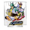 classic saint seiya anime characters gifts for fans lotus leafal transparent - Anime Shower Curtains