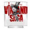 classic viking vinland saga anime gifts for fans lotus leafal transparent - Anime Shower Curtains