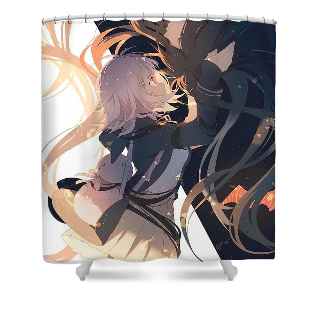 danganronpa chiaki hajime alex mohammed - Anime Shower Curtains