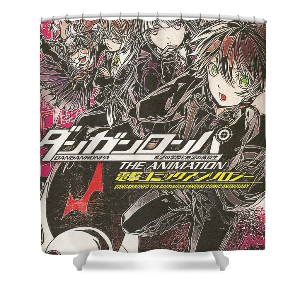 danganronpa the animation stars aesthetic aiden lewis - Anime Shower Curtains
