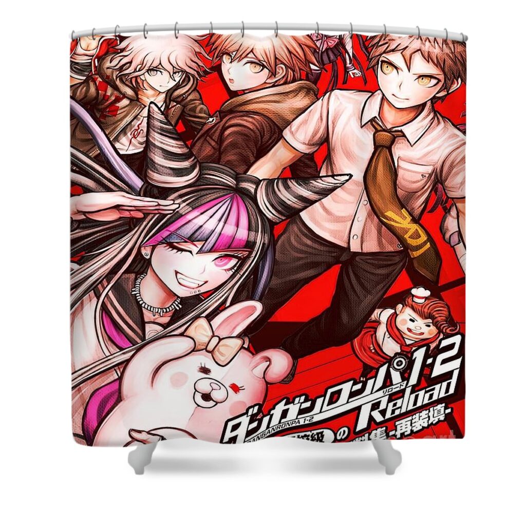 danganronpa thompson murphy - Anime Shower Curtains