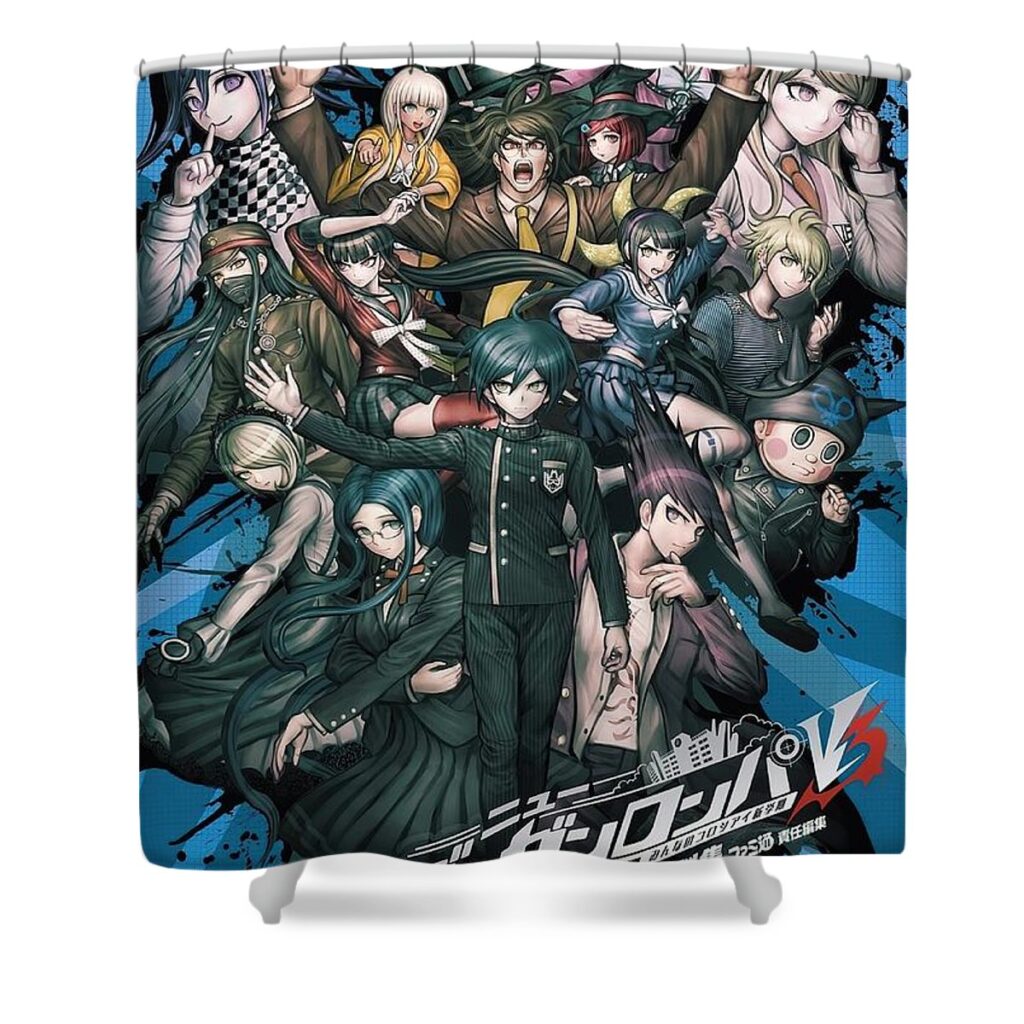 danganronpa v3 killing harmony alex mohammed - Anime Shower Curtains