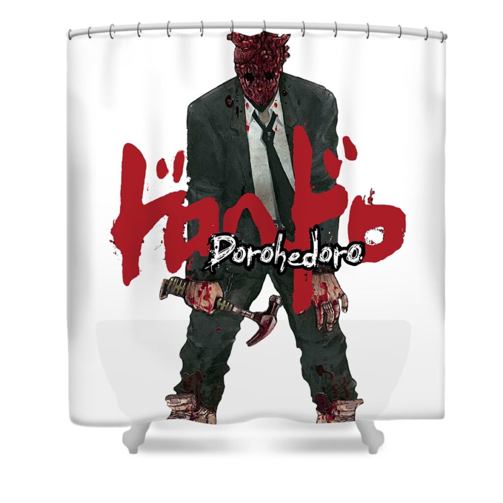 dark red shins magic is the least of your concerns lotus leafal transparent - Anime Shower Curtains