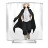 day gift takemichi chipi manga hanagaki cool gifts mizorey tee transparent - Anime Shower Curtains