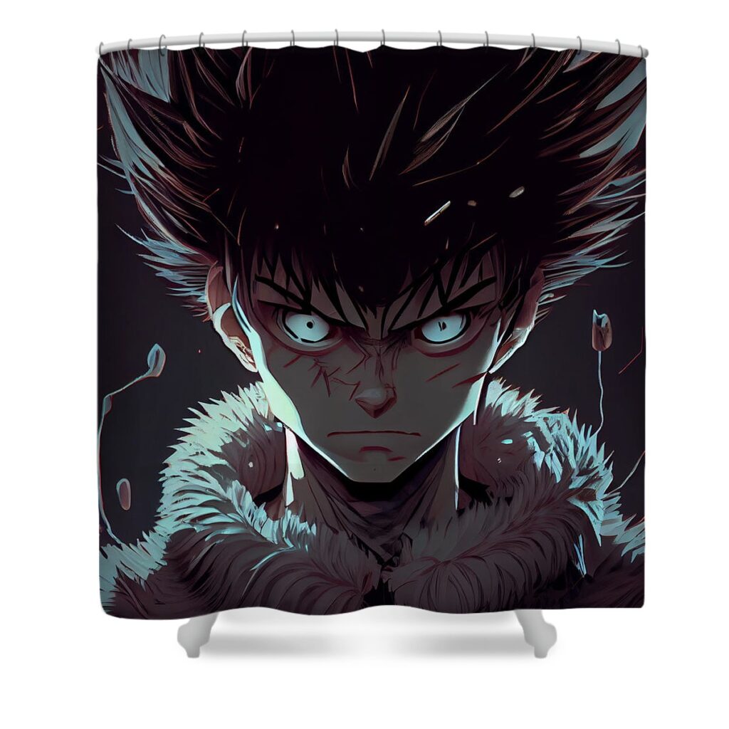 death note abde ssamad - Anime Shower Curtains