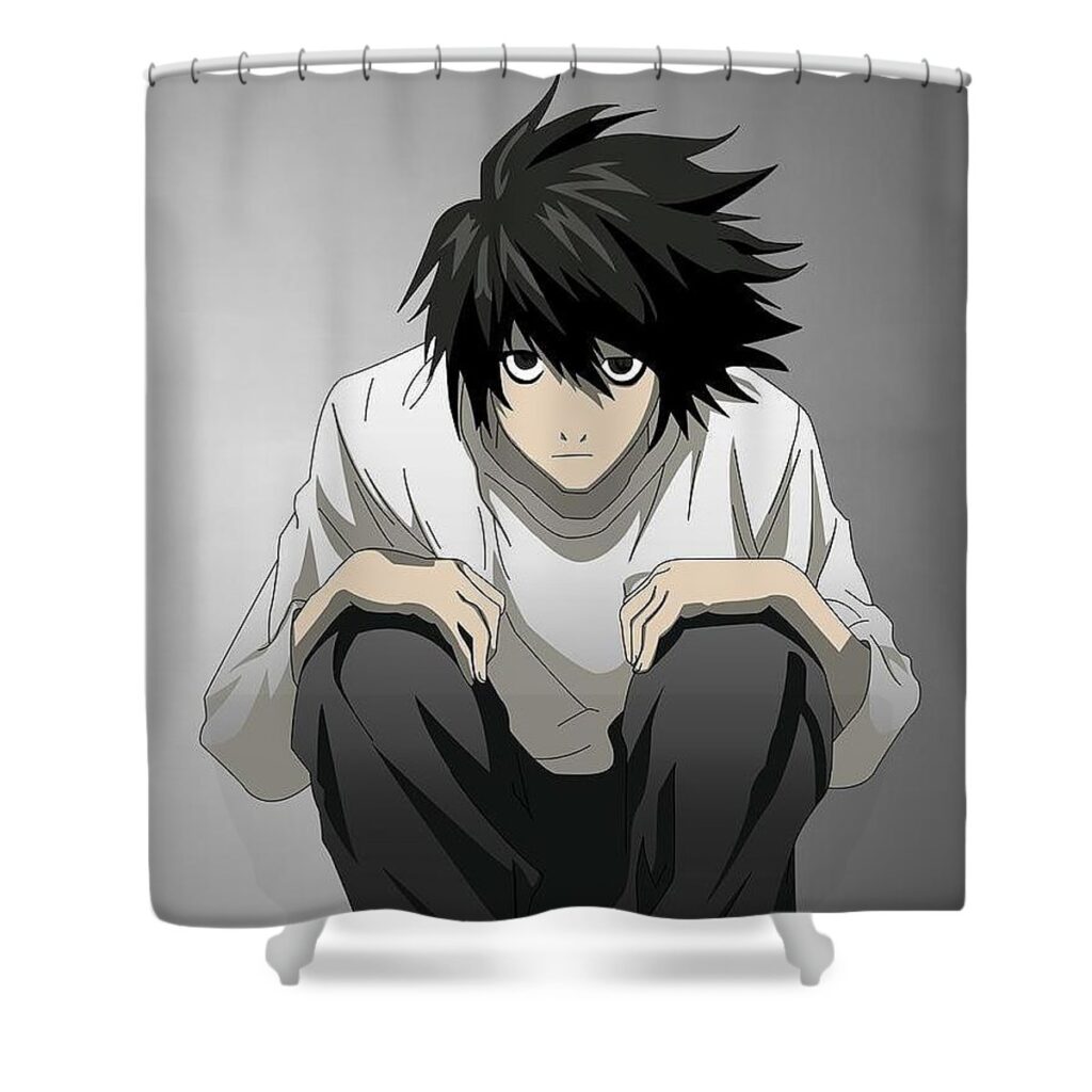 death note denis spaho - Anime Shower Curtains