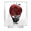 death note the red apple cale adams transparent - Anime Shower Curtains