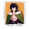design art the rising of the shield hero naofumi anime japanese manga for fans lotus leafal transparent - Anime Shower Curtains