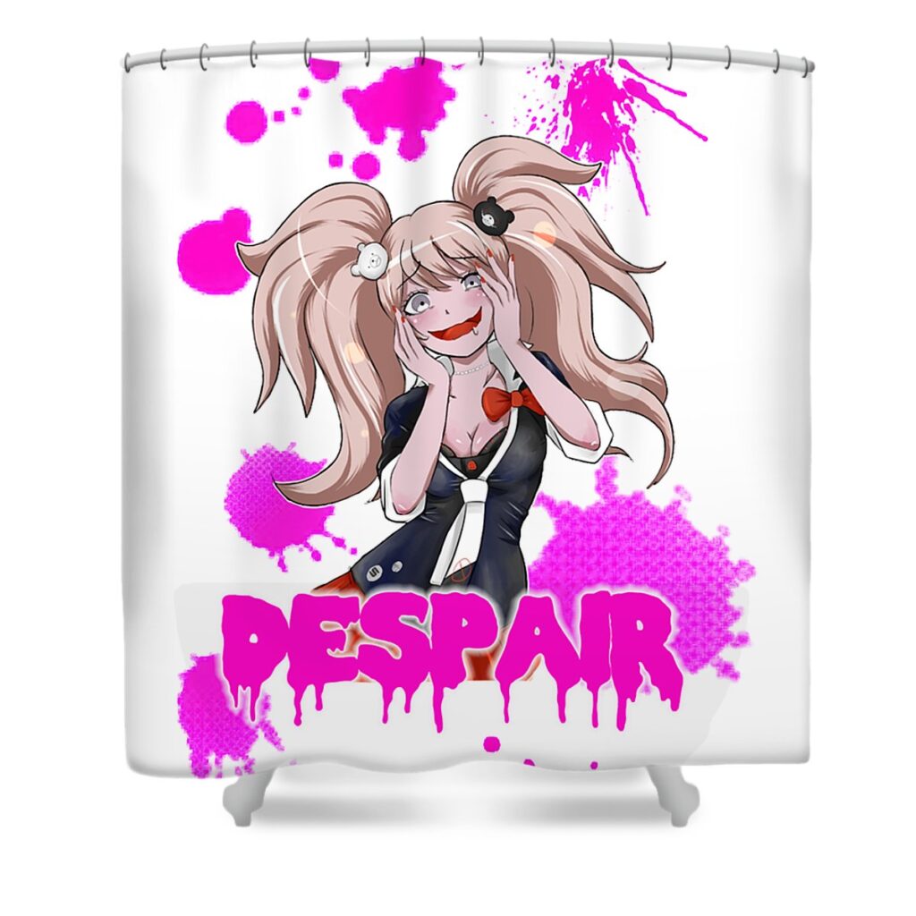 despair japanese anime manga dnt prints transparent - Anime Shower Curtains